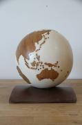 地球儀　木製　ヴィンテージ