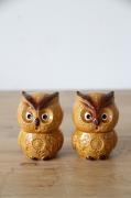 ソルト＆ペッパー　ふくろう　ヴィンテージ