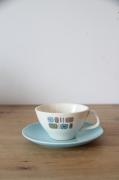 カップ＆ソーサー　Canonsburg　Pottery　ヴィンテージ